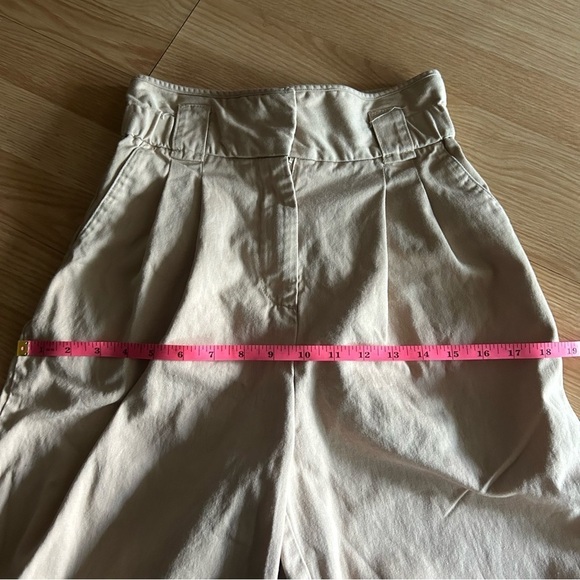 H&M High Rise Beige Casual Pants Women’s 2 - Picture 10 of 13
